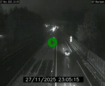 Webcam sur le périphérique de Rennes (N136) à hauteur de Maurepas, au nord de la ville
