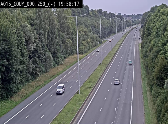 Webcam autoroute Belgique - Gouy-lez-piéton - E42 - BK 90.3
