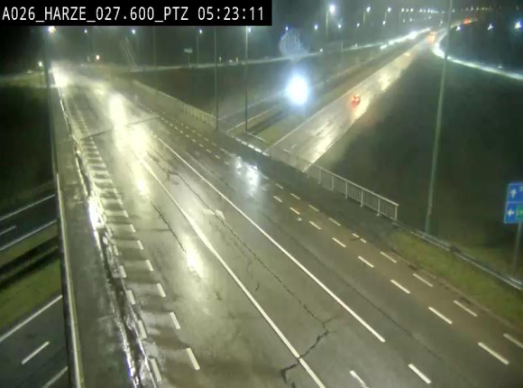 Caméra autoroute Belgique - Sougné-Remouchamps,E25 direction Luxembourg