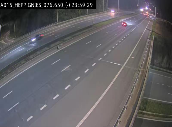 Webcam autoroute Belgique - Heppignies - E42 direction Namur - BK 76.4