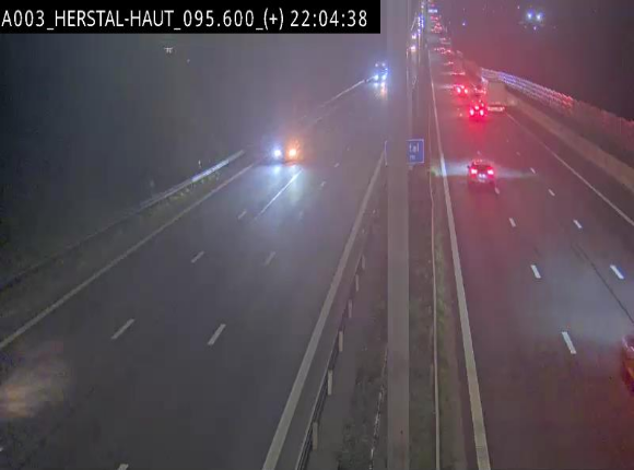 Webcam autoroute Belgique - Herstal - E40 direction Aix-la-Chapelle - BK 97