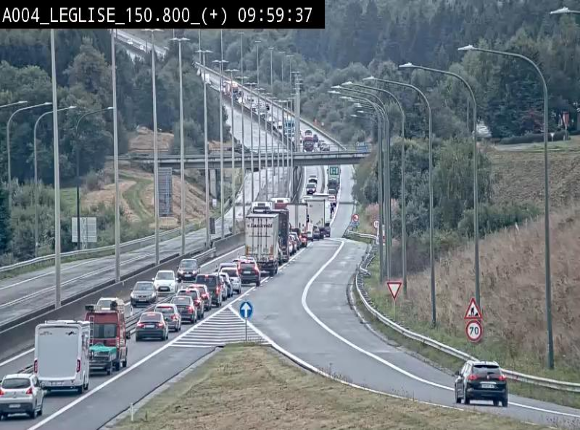 Caméra autoroute Belgique - Côte de Léglise, E411(A4) direction Luxembourg