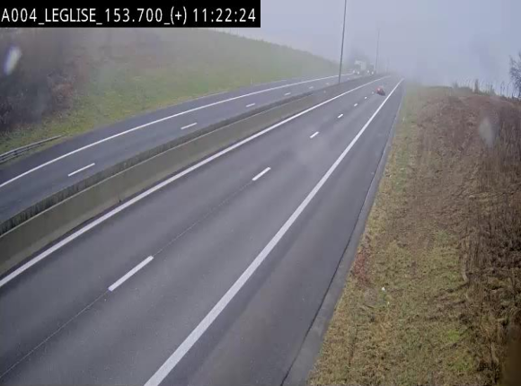Webcam autoroute E411 à hauteur de Léglise, en direction de Luxembourg