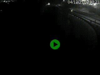 Caméra autoroute à la jonction entre l'A7 et la D301 (Boulevard urbain Sud de Lyon) à Feyzin, au sud de Lyon. Vue orientée vers Mions