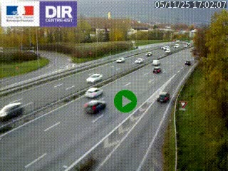 Webcam sur la Nationale 201 à hauteur de la sortie Chambéry-Nord, avant à la jonction entre l'A41 et l'A43, en direction de Lyon