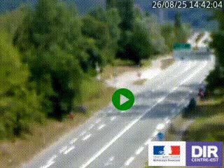 Webcam info trafic à proximité de Vizille sur la N85, au niveau du point de vue du Saut du Moine à Champagnier