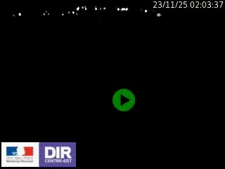 Webcam routière sur la RN6 à Auxerre, à hauteur de la sortie Monéteau, en direction de l'A6 (Gurgy)