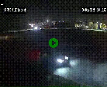 Webcam en périphérie de Chartres sur la N123, à hauteur de Luisant. Vue orientée vers Chartres