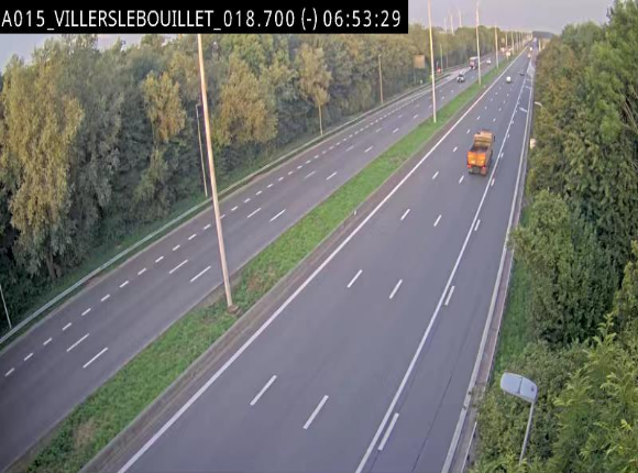 Webcam autoroute Belgique - Villers-le-Bouillet - E42 direction Liège - BK 18.7