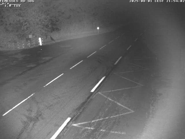 Webcam en haut du col des Fenesses, aussi appelé col du Ménil sur la D486 à 593 mètres d'altitude dans les Vosges