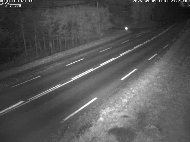 Webcam à 424 mètres d'altitude dans la Tranchée de Docelles dans les Vosges, à proximité d'Epinal sur la route de Gerardmer (D11)