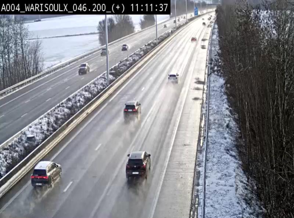 Webcam autoroute Belgique - Warissoulx - E411 - BK 46.2