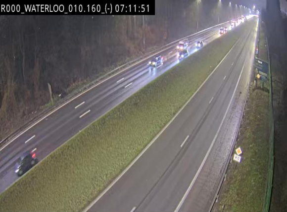Webcam autoroute Belgique - Waterloo - R0 (ring de Bruxelles) - BK 12.3
