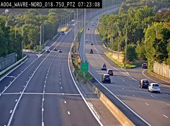 Webcam traffic E411(A4) - BK 18.7 - Bierges (Wavre Nord)