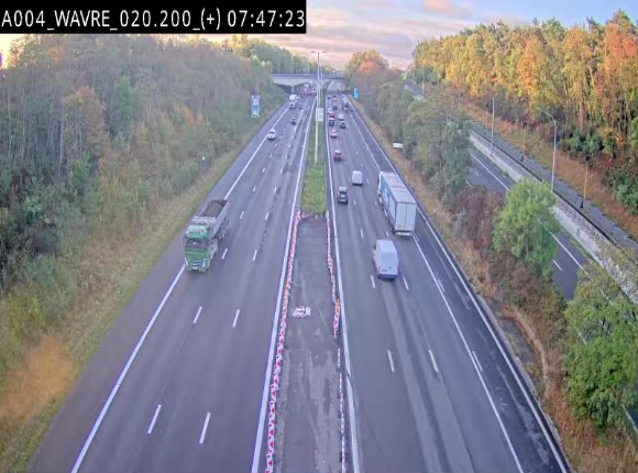 Webcam @ Wavre-sud KP 19.6, A4/E411