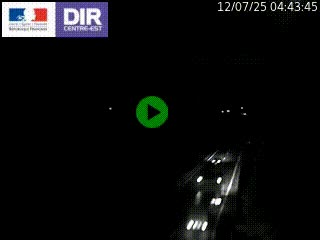 Caméra trafic à Meylan sur la Rocade-Sud de Grenoble en direction d'Aix-en-Provence