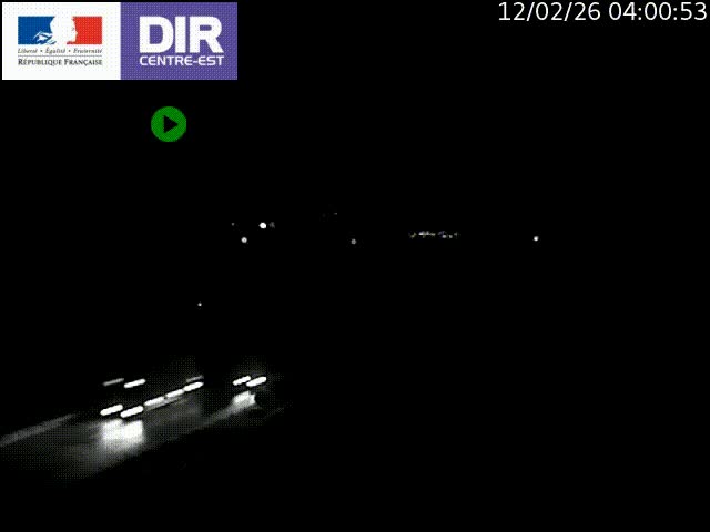 Caméra trafic à Meylan sur la Rocade-Sud de Grenoble en direction d'Aix-en-Provence