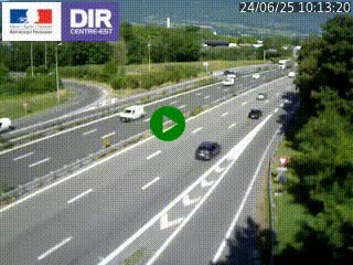 Caméra routière à hauteur de la sortie 15 Chambéry-centre au PK 4,103 en direction d'Albertville