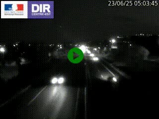 Caméra autoroute à Saint-Etienne (Les Littes) à hauteur du Ikea Saint-Etienne sur l'A72 en direction de Roanne
