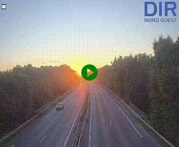 Webcam sur le périphérique de Caen (N814) à l'est de la ville, à Mondeville hauteur de la sortie 2, Presqu'île-Rives de l'Orne, au bout de l'autoroute A13