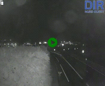 Webcam au début de l'A84 sur le périphérique Ouest de Caen (N814) à hauteur de la sortie 9, Porte de Bretagne