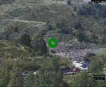 Webcam au carrefour de la croisade, à la jonction entre la N22 et la N320, avant le poste de douane franco-andorrane. Webcam à 1790 mètres d'altitude