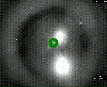 Webcam au carrefour de la croisade, à la jonction entre la N22 et la N320, avant le poste de douane franco-andorrane. Webcam à 1790 mètres d'altitude