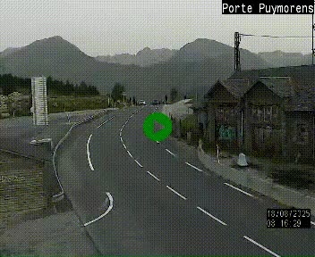 Webcam Col du Puymorens sur N320, en direction de Pas de la Casa (Andorre)