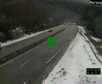 Webcam Ax-les-Thermes sur N20, en direction d'Andorre