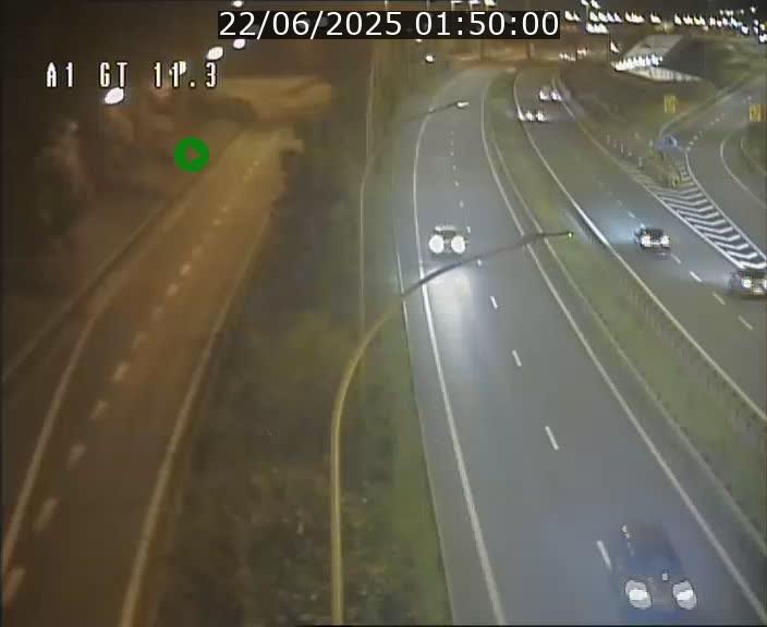 Traffic live webcam Luxembourg Senningerberg - A1 direction Allemagne - BK 11.3