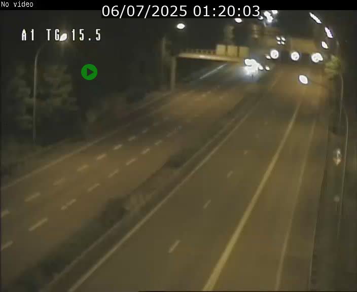 Traffic live webcam Luxembourg Munsbach - A1 direction Luxembourg - BK 15.5