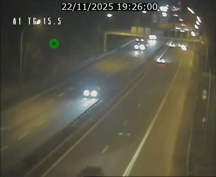 Traffic live webcam Luxembourg Munsbach - A1 direction Luxembourg - BK 15.5