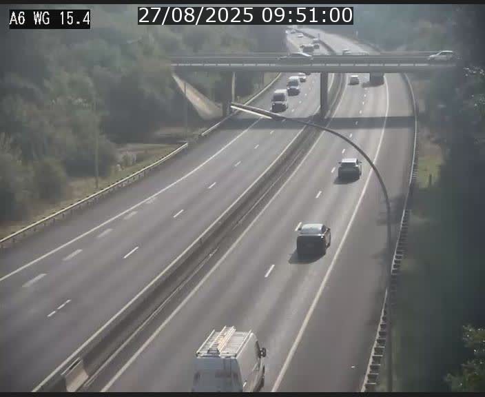 Traffic live webcam Luxembourg Capellen - A6 - BK 15.4 - direction Luxembourg/France/Allemagne
