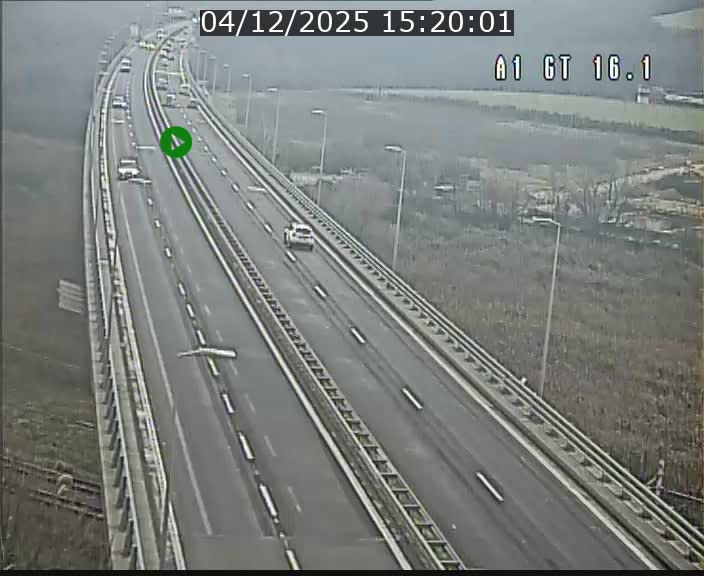 Traffic live webcam Luxembourg Niederanven - A1 direction Allemagne - BK 16.1