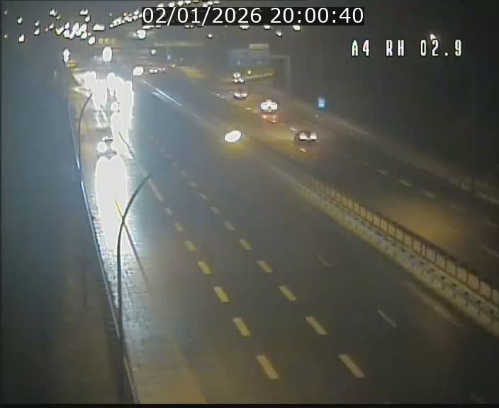 Webcam traffic A4 Luxembourg - BK 2.9 - Croix de Cessange (direction Luxembourg)