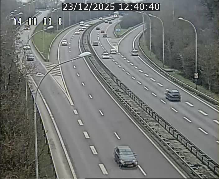 Webcam traffic A4 Luxembourg - BK 3.8 - Leudelange (direction Esch sur Alzette)