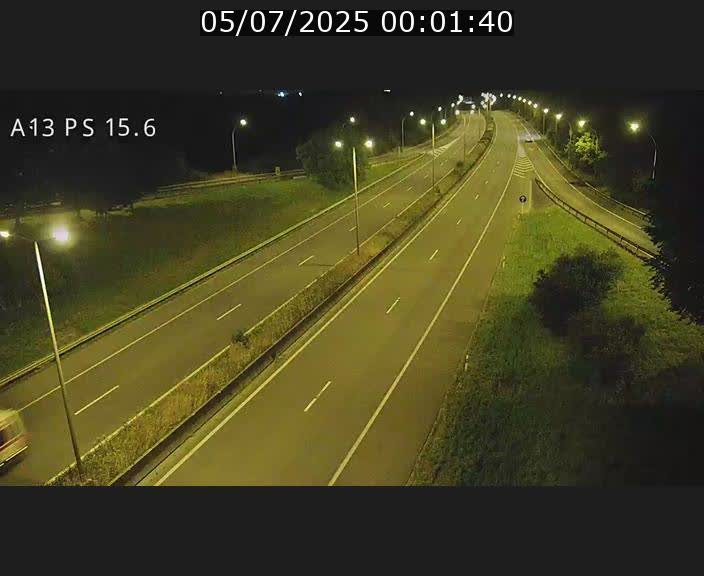 Traffic live webcam Luxembourg Kayl - A13 direction Dudelange - BK 15.6