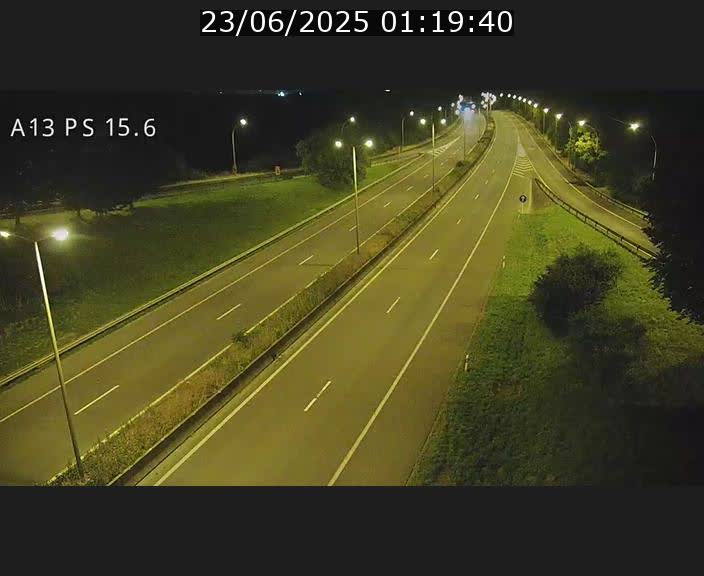 Traffic live webcam Luxembourg Kayl - A13 direction Dudelange - BK 15.6