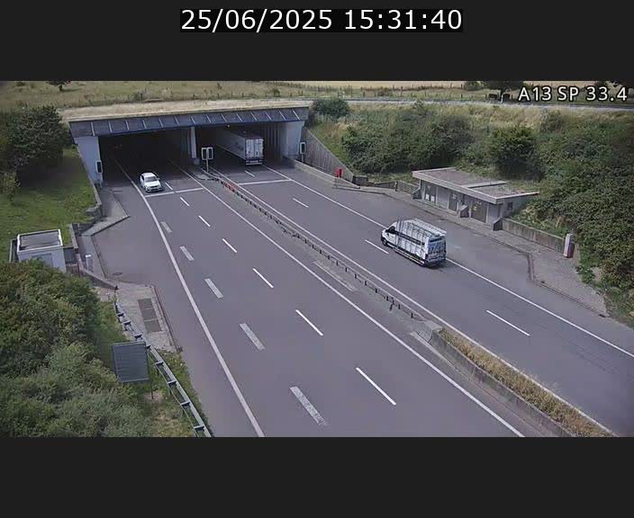 Webcam trafic sur A13 à hauteur d'Altwies en direction de Mondorf-les-bains et en provenance de l'Allemagne