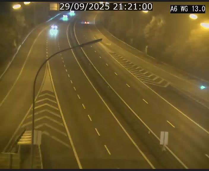 Traffic live webcam Luxembourg Mamer - A6 - BK 13 - direction Luxembourg/France/Allemagne