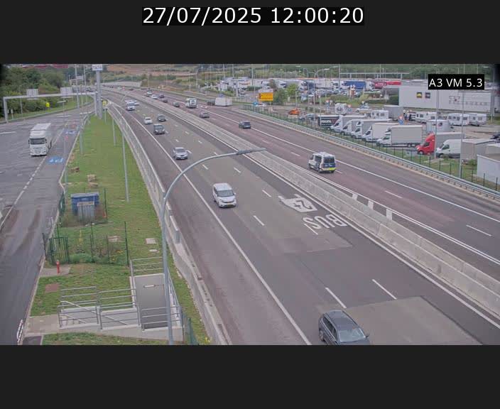 Traffic live webcam Luxembourg Aire de Berchem - A3 - BK 5 - direction France