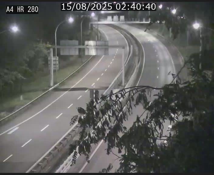 Webcam traffic A4 Luxembourg - BK 0.2 - P+R Bouillon (direction Luxembourg)