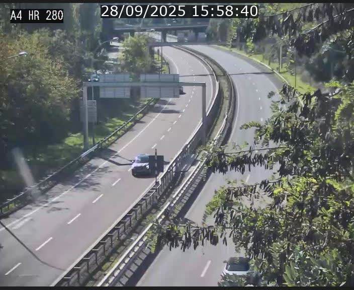 Webcam traffic A4 Luxembourg - BK 0.2 - P+R Bouillon (direction Luxembourg)
