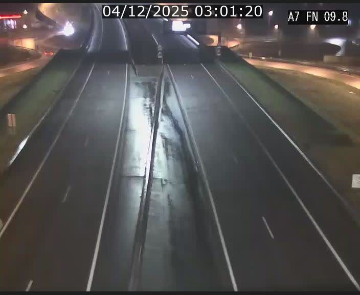 Caméra trafic Luxembourg - A7, Tunnel Gousselerbierg, sortie sud, direction rond-point Lorentzweiler (BK 9.9)