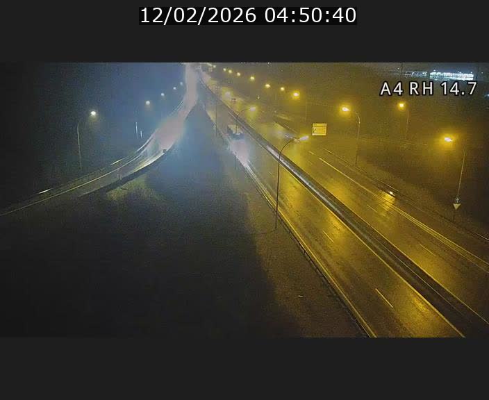 Traffic live webcam Luxembourg Jonction Lankelz - A4 - BK 14.7 - direction Luxembourg