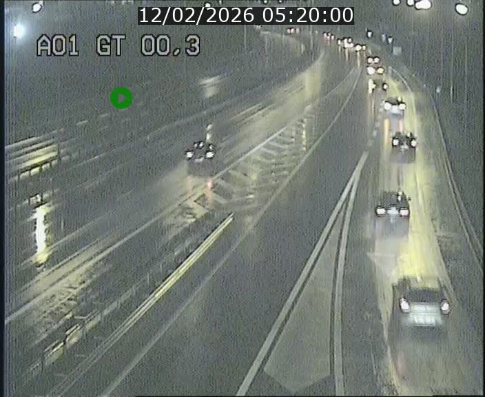 Traffic live webcam Luxembourg Croix de Gasperich - A1 direction Kirchberg - BK 0.3