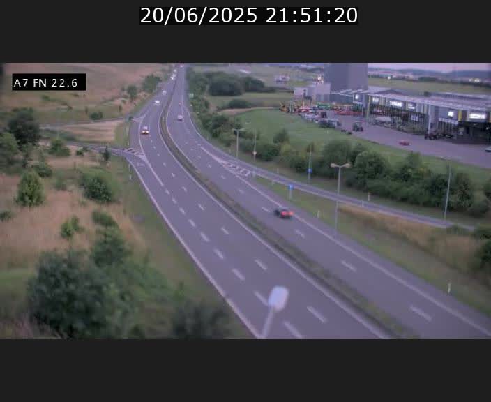 Caméra trafic Luxembourg - A7, Colmar-berg direction Mersch