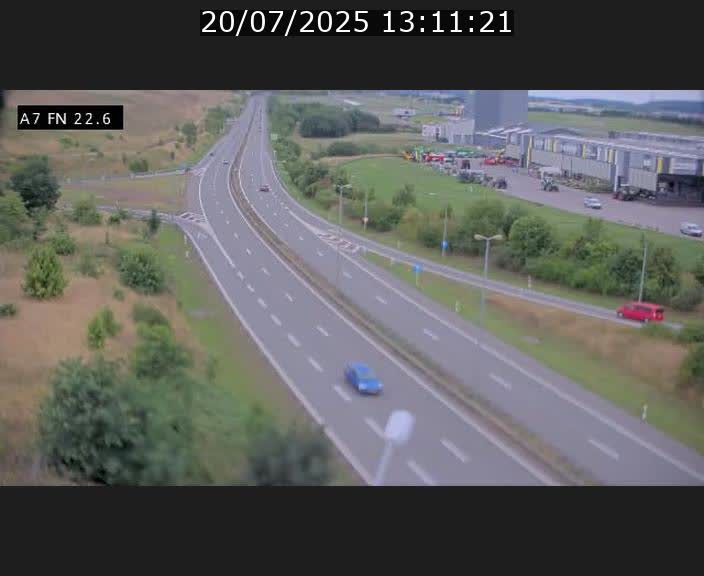 Caméra trafic Luxembourg - A7, Colmar-berg direction Mersch