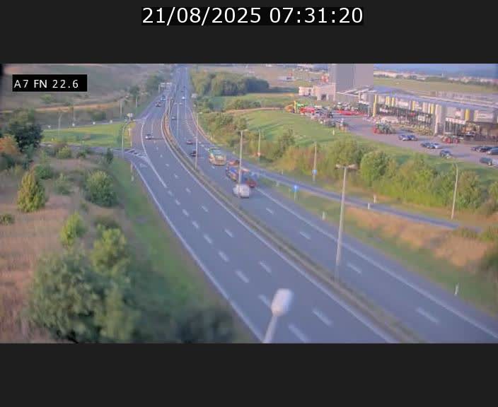 Caméra trafic Luxembourg - A7, Colmar-berg direction Mersch