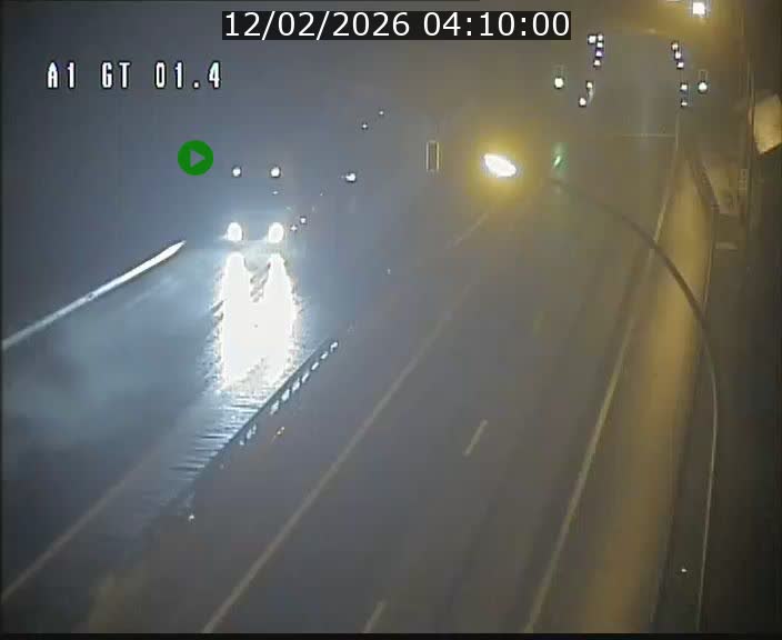 Traffic live webcam Luxembourg Hesperange - A1 direction Kirchberg - BK 1.4